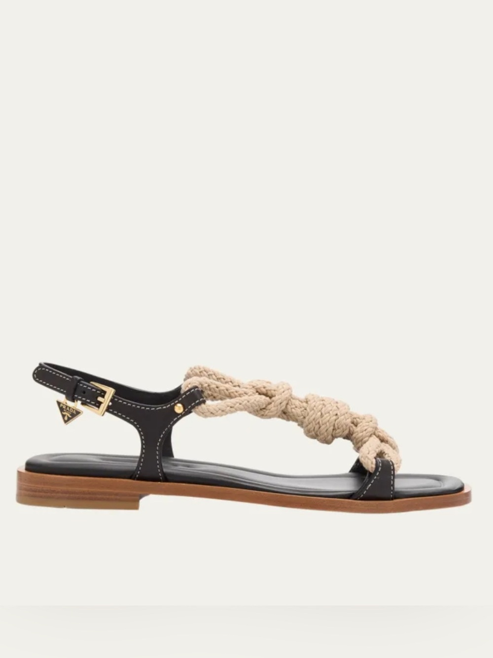 Prada Calzature Donna Nautical Rope Sandals 37.5
